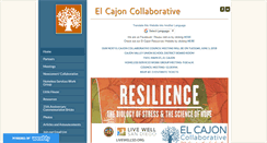 Desktop Screenshot of elcajoncollaborative.org