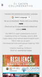 Mobile Screenshot of elcajoncollaborative.org